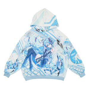 ACDC RAG x Hatsune Miku Forever Light Blue Oversized Hoodie